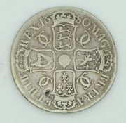 1680 Charles II silver crown, GF