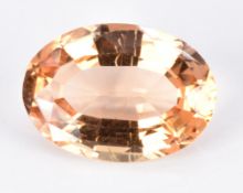 An imperial topaz measuring approximately 2.8cts