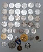 A collection of continental modern collectable coinage, most in original capsules (Ian Rank-Broadley