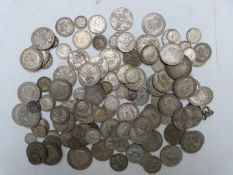Approximately 825g of pre-1947 UK silver with small pre-1920 content