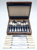 Six place setting canteen of cutlery