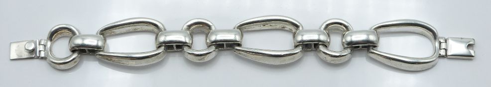 Mexican silver bracelet, 72g