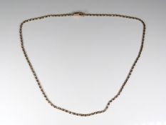 Victorian 9ct gold necklace, 7.1g