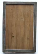 George V hallmarked silver easel backed photograph frame to suit 6 x 4 inch photo, Birmingham 1916