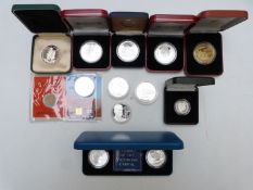 Fine silver and cupro nickel collectable coins including Royal Australian Mint Coins of the