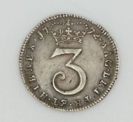 George III Maundy threepence