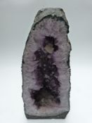 Large amethyst geode, height 55cm