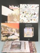 Led Zeppelin - Eight albums including 2, 3, 4, (two copies), Houses, Physical Graffiti, The Song