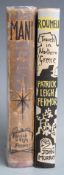 Patrick Leigh Fermor Roumeli Travels in Northern Greece 1966 first edition with the companion volume