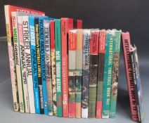 Twenty various football annuals including International Football Book, Striker, Brylcream Book of