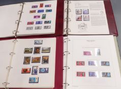 Royal Mail stamp album and three Stanley Gibbons albums, mint and used GB