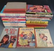 Thirty girls annuals including Modern Girl, Ideal Book For Girls, Jackie, Bunty, Secret Love etc.