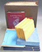 A large cover album The Historic Stamps of America, Birds and Flowers USA cover album and sundry