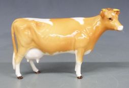 Beswick second version Guernsey cow, H10cm