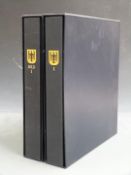 Two Dous albums of German stamps 1946 -1990 and 1990 - 2004, mint and used