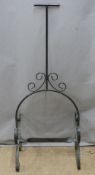 Wrought iron boot scraper, H110cm