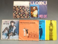 Approximately 80 singles, mostly 1980s