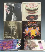 Twelve albums including The Rolling Stones (3), Siouxsie and The Banshees (5) UK Subs plus Queen - A