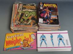 Over 90 various Marvel, Charlton and other comic books including The Official Handbook of the Marvel