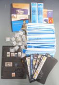 A large quantity of Lighthouse clear mounts and strips, various GB booklets and stockcards