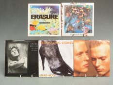 Approximately 350 singles, mostly 1970s and 1980s