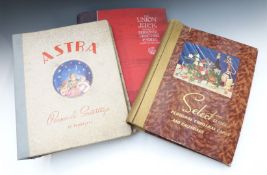 Three salesman's albums of Select, Union Jack and Astra greetings cards