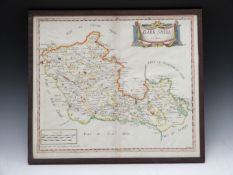 Robert Morden map of Bark Shire (Berkshire) printed for Abel Swall and Awnsham and John Churchill