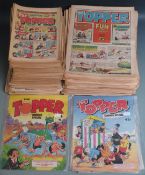 Three-hundred-and-ninety-three Topper comic books/ magazines including 122 large format issues