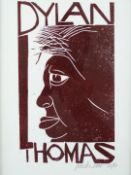 Paul Peter Piech limited edition (10/10) print 'Dylan Thomas', signed and dated 1991 lower right, 31