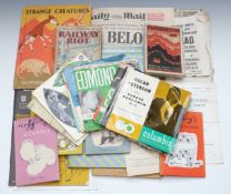 Ephemera and records including Mystery Tour and Railway Riot games, Hoffnung books, jazz