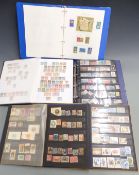 Two stockbooks of early foreign stamps and one of modern issues, together with two stockbooks of