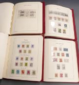 Collections of New Zealand (3), Canada (2), Australia (2) stamps, mint and used, in Lighthouse stamp