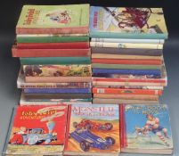 Thirty-three various boys' books and annuals including Toby Twirl, Modern Book For Boys, Monster