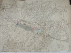 Maps and ephemera relating to the City and Crystal Palace railway, to include plan showing