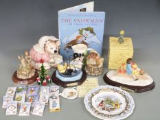 Border Fine Arts, Royal Doulton and other figures including boxed 'The Brain of Pooh', Beatrix