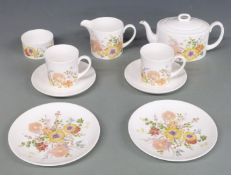 Wedgwood Summer Bouquet tea for two