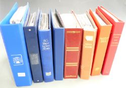 A box of Great Britain first day cover albums