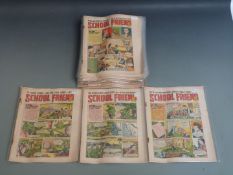 Forty-two School Friend comic books/ magazines 1955-63.