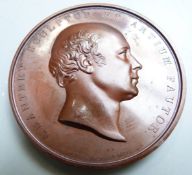 Victorian bronze laudatory / commemorative medal for Francis Chantrey, sculptor (1781-1841),