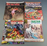 Twenty-four Marvel, Tower, Fantastic and similar comics including X-Men, The Invincible Iron Man,