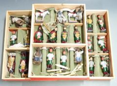 Approximately 40 ceramic and similar various and other Chinese figures, height of tallest 12cm and a
