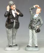 Pair of Royal Doulton limited edition figures, Laurel and Hardy