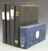 Five albums of first day covers c1970-1989