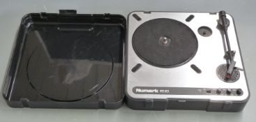 Numark PT-01 portable battery turntable