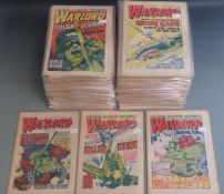 Over 200 Warlord comic books/ magazines 1 (1974) to 154 (1977)