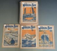 Forty-four The Modern Boy comics books/ magazines issues 8 (1928) to 175 (1931), one with free gift.