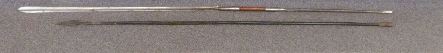 Two 19th/20thC African spears, longest 205cm