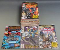 Fifty-one Marvel comics including Fantastic Four, Journey Into Mystery, The Eternals, Nomad, The