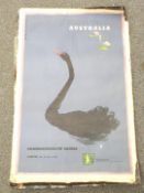 Four c1960s posters to include 1962 Australia Commonwealth Games, Amsterdam, etc, approximately 60 x