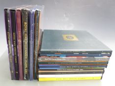Fifteen Royal Mail yearbooks 1984, 85, 86, three 87, 88, 89, 92, 93, 94, 95, two 97, 2000